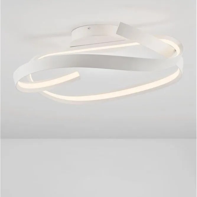 Lustra aplicata LED CCT OLIA aluminiu alb