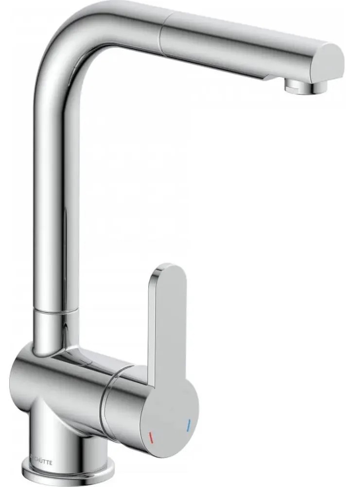 Schütte 79700 - Baterie de bucătărie LONDON cu duș extractabil, crom lucios
