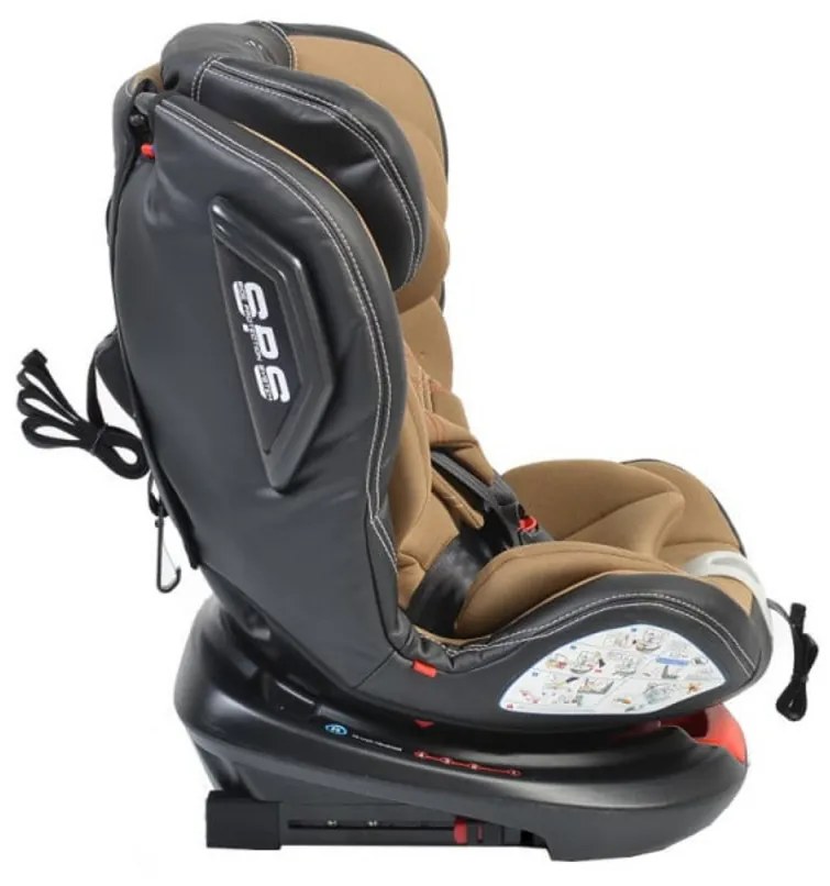 Scaun Auto Pentru Copii cu Isofix NOVOKIDS™ Motion PLUS, Rotire 360°, 0-36 kg, 4 pozitii inclinare, Omologare R-129 i-Size, Transformabil scoica