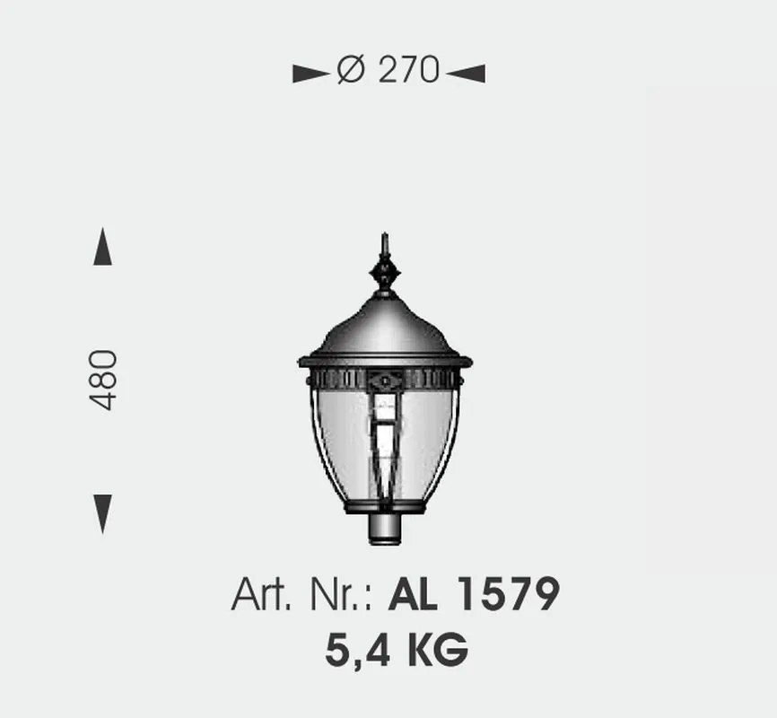 Aplica iluminat exterior din fier forjat, WL 3464