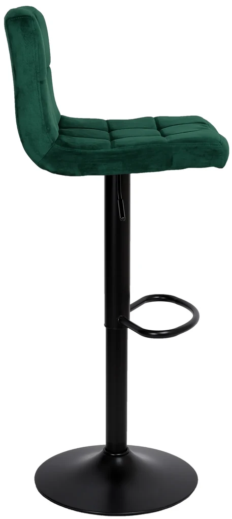 JAKS SCAUN DE BAR ARAKO BLACK VELUR  VERDE