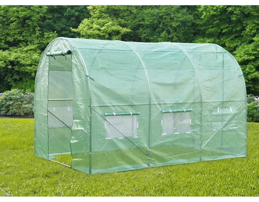 Copertină de rezervă pentru seră Happy Green verde, 2 x 3 m