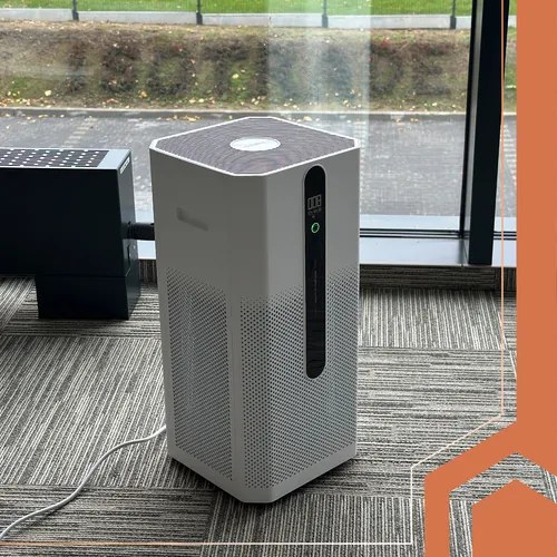 Purificator de aer cu filtru HEPA H12, ionizare și Wi-Fi - 370 m³/h, 80 m²