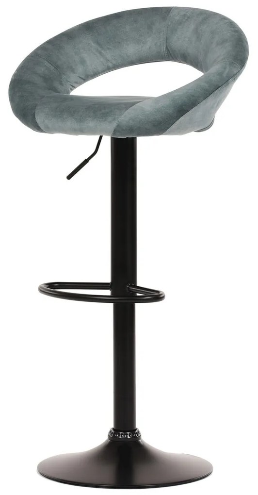 Set de scaune de bar AUB-822 BLUE4, 2 buc.