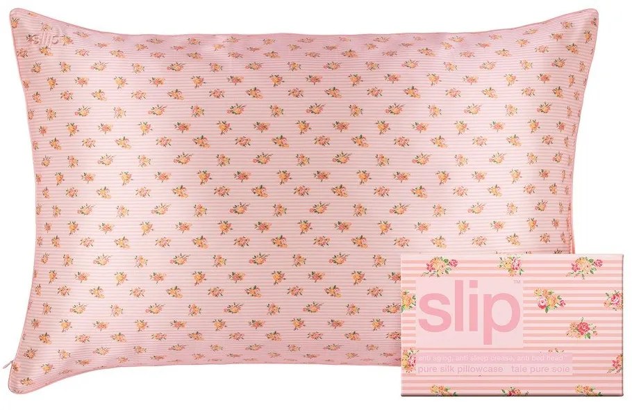 Față de pernă din mătase 51x76 cm Petal – slip