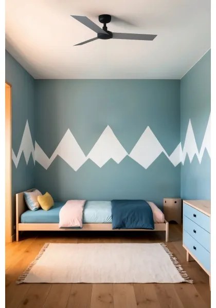 Ventilator FARO 34285 CRUISER S negru d. 106 cm + telecomandă