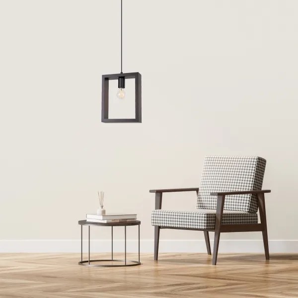 Lustră pe cablu Sollux SL.1311 ARIES 1xE27/15W/230V wenge