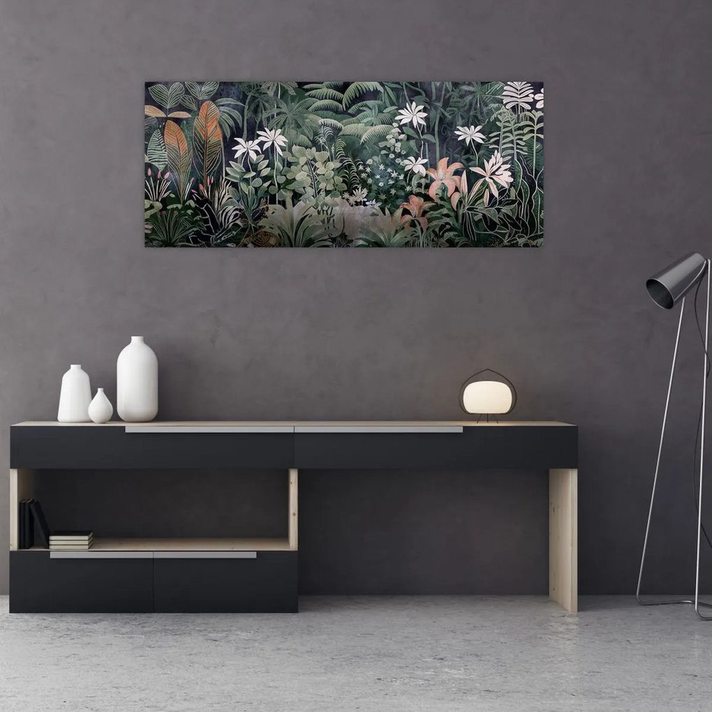 Tablou - Model de junglă pictat (120x50 cm)