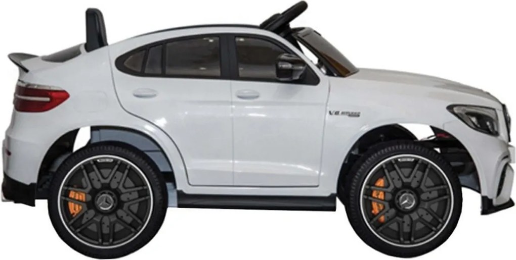 Masinuta Electrica cu acumulator pentru copii NOVOKIDS™ Mercedes AMG GLC 63 , Roti din Cauciuc EVA, 3-8 ani , usi cu deschidere , Baterie12V, 2