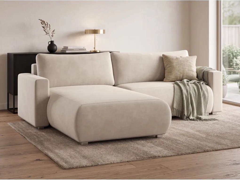 Coltar extensibil MONORA, crem, colt interschimbabil