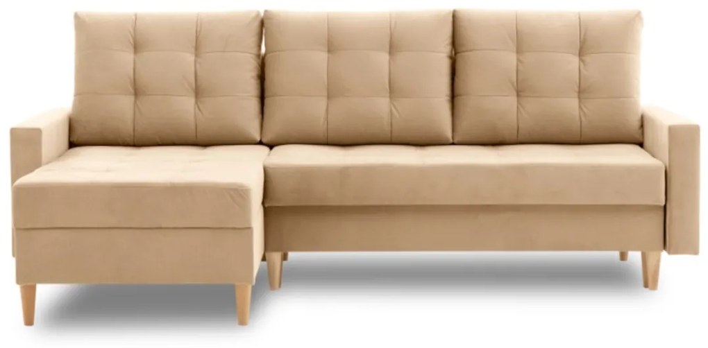 Supermobel Canapea extensibilă de colț AVALON, 227x92x148, kronos 09, stanga
