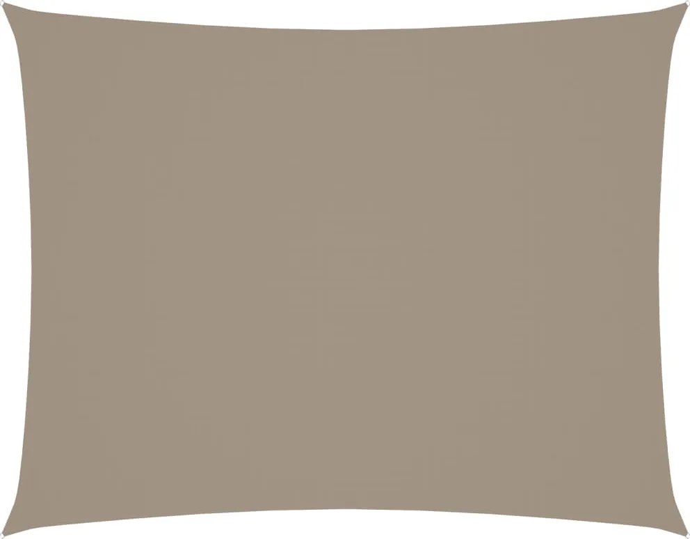 vidaXL Parasolar, gri taupe, 6x8 m, țesătură oxford, dreptunghiular