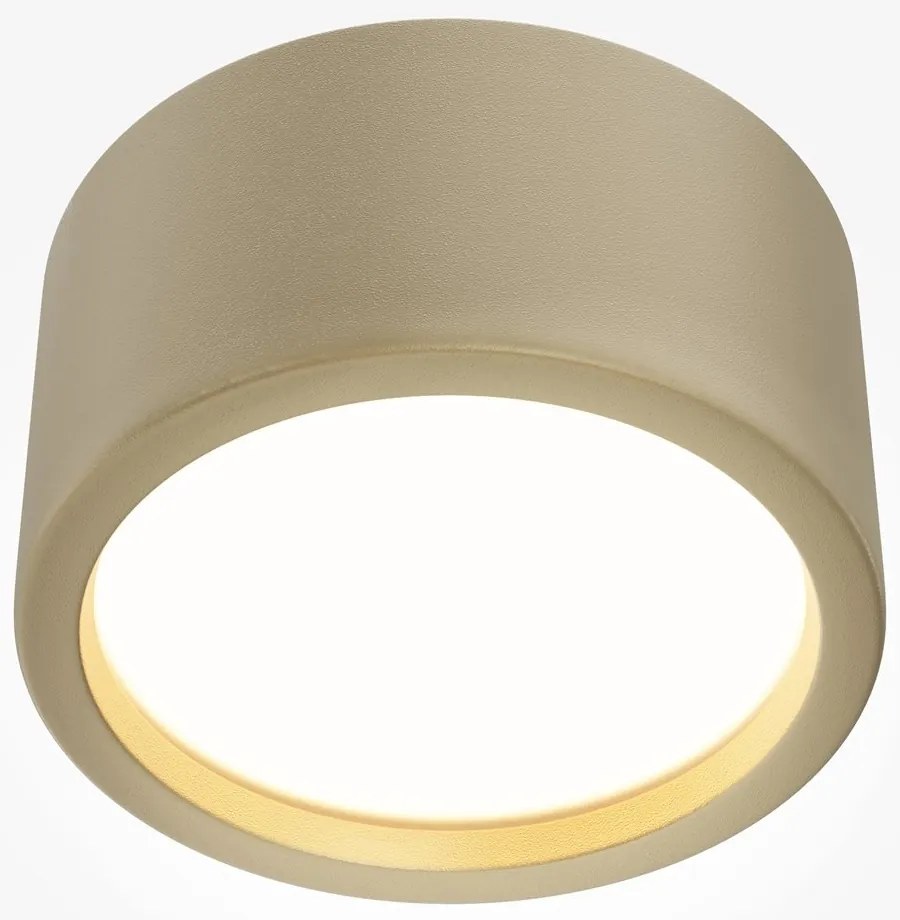 Spot LED aplicat cu protectie IP44 Hydra D-17.6cm auriu