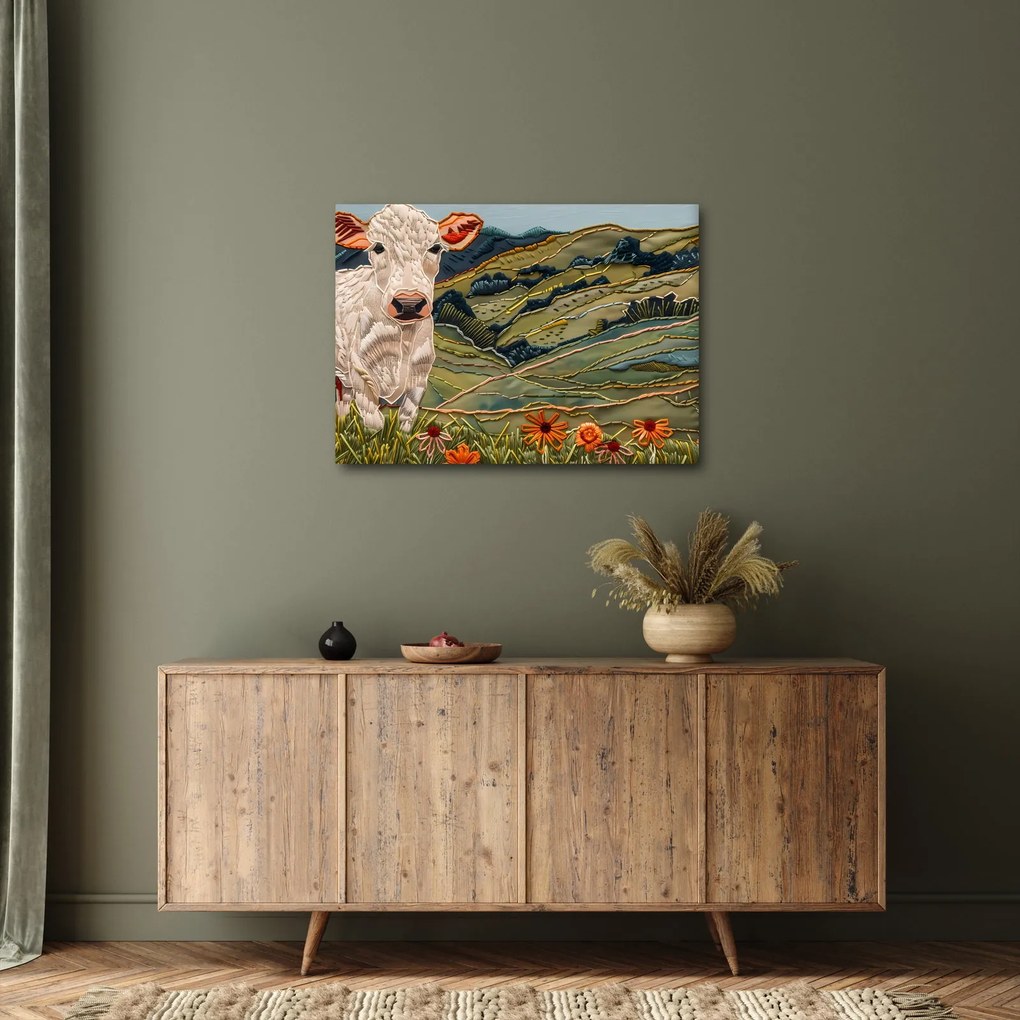 Tablou - Imitație de motiv tricotat (70x50 cm)