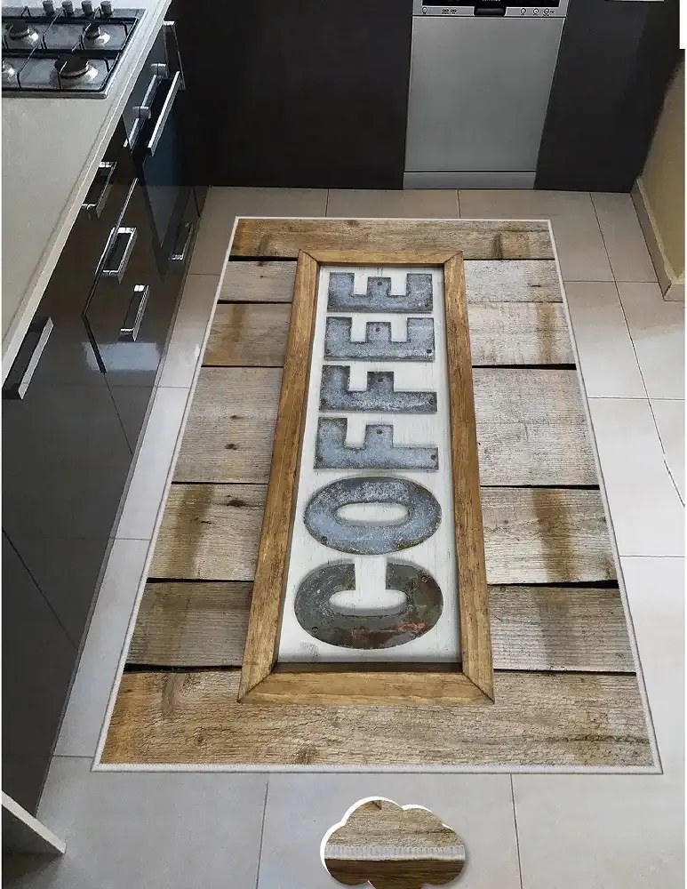 Covor de bucatarie Otto, model cofee, 200 cm