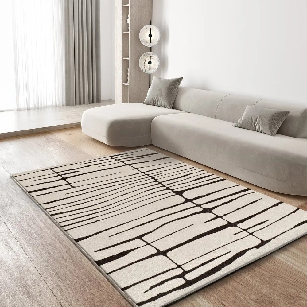 Covor crem 200x290 cm Retro – Universal