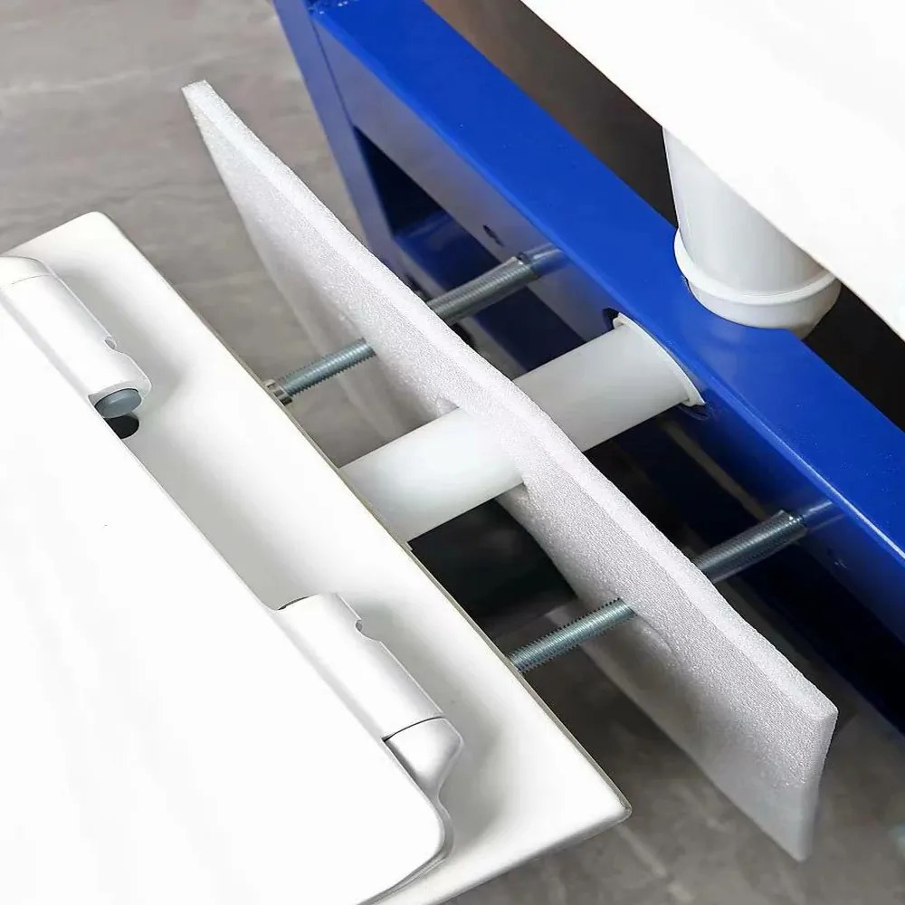 Perete de izolare fonică pentru toaletă și bideu 39x42x1 cm