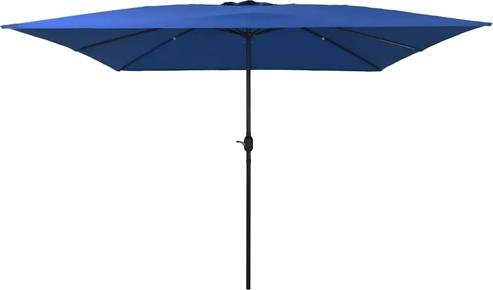 vidaXL Parasol de Grădină Albastru azur 295 x 295 x 245 cm