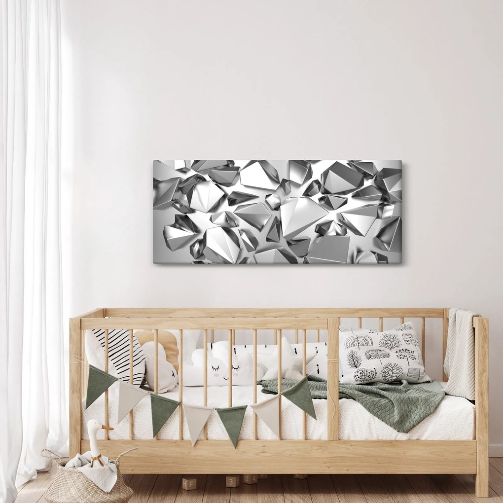 Tablou cu abstracție 3D (120x50 cm)