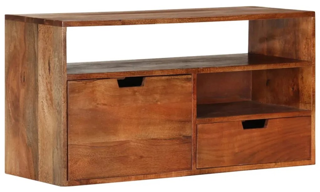 vidaXL Comodă TV, 80x30x42 cm, lemn masiv de acacia