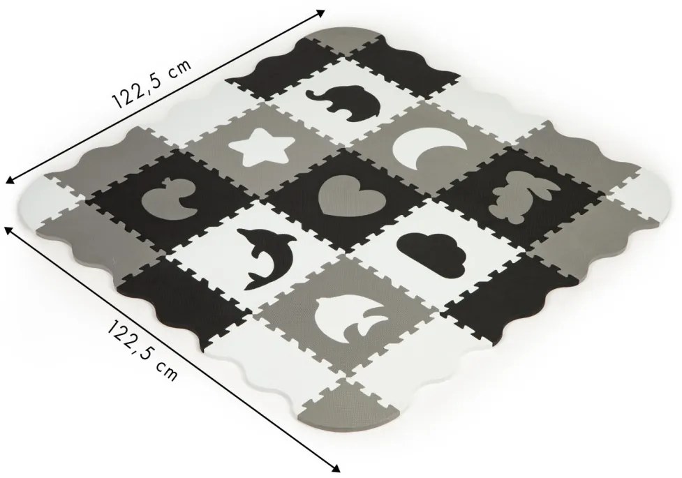 Covor puzzle din spumă cu gard 25 de piese