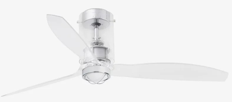 Lustra cu Ventilator si telecomanda MINI TUBE M transparent