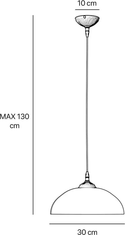 Lustra, Pendul din alama stil Art Nouveau Beatrice