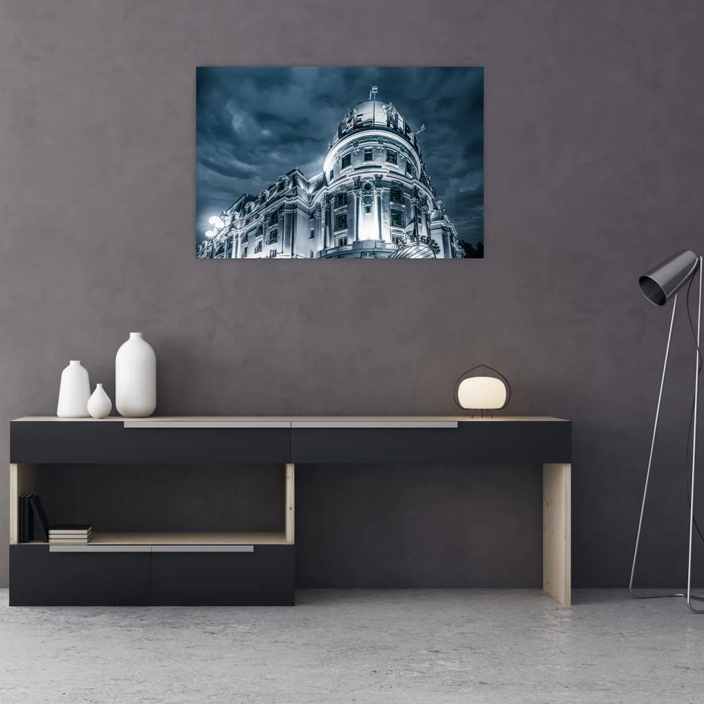 Tablou cu arhitectură în întuneric (90x60 cm)