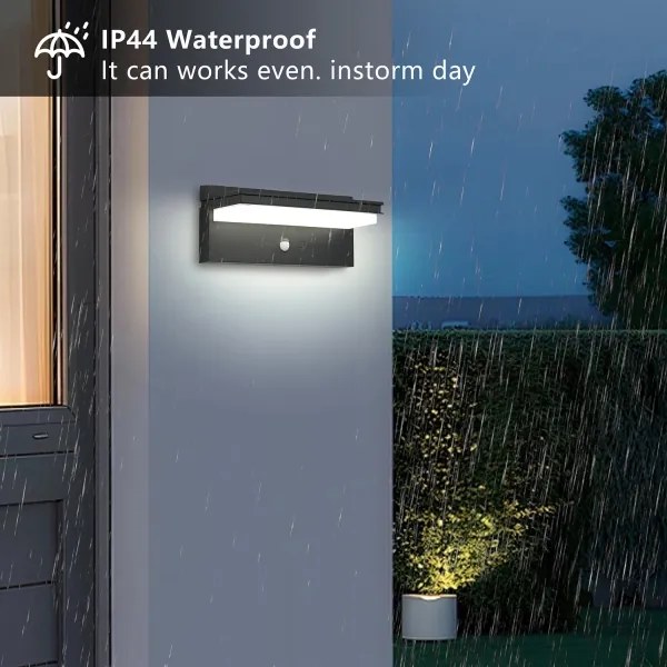 Aplică LED solară cu senzor SUN SENSE LED/10W/3,7V 4000 mAh IP44