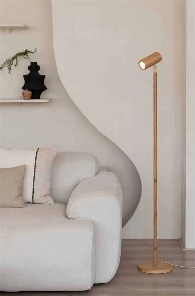 Lampa de podea Eco din Bambus Java GU10, natural