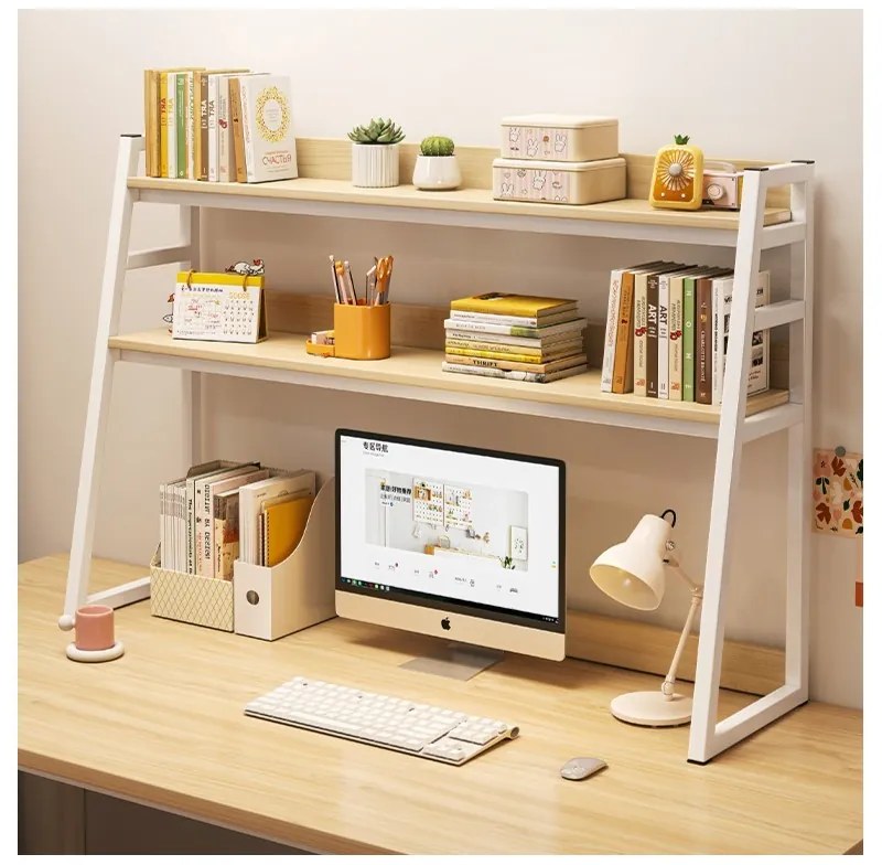 Raft multifunctional cu 3 niveluri VERTEX alb/stejar