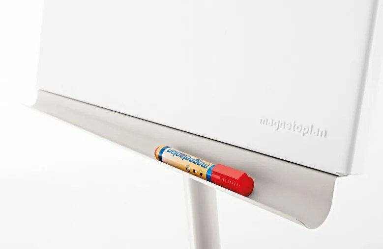 Flipchart Magnetoplan De Luxe 68 x 97 cm, mobil, gri/alb