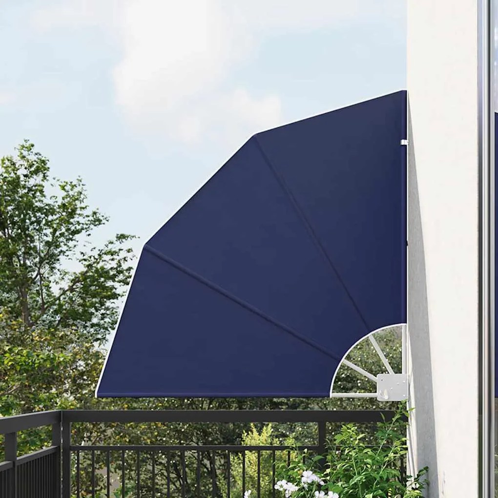 vidaXL Ecran de intimitate pentru balcon Manual Bleumarin 115 x 115 cm