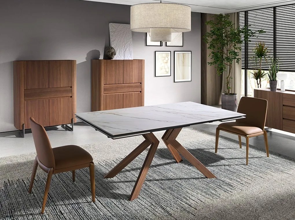 Dulap deosebit design LUX Walnut-Marble