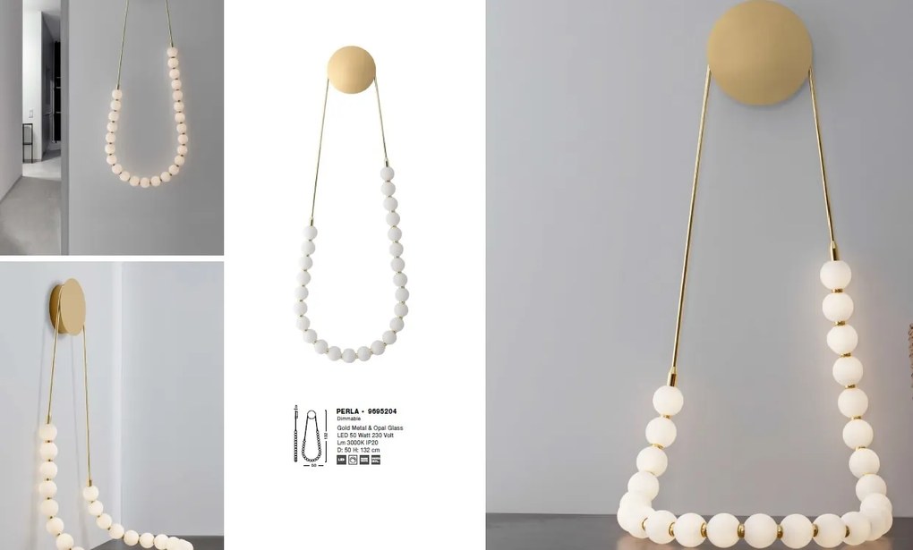 Aplica LED suspendata design de lux deosebit PERLA