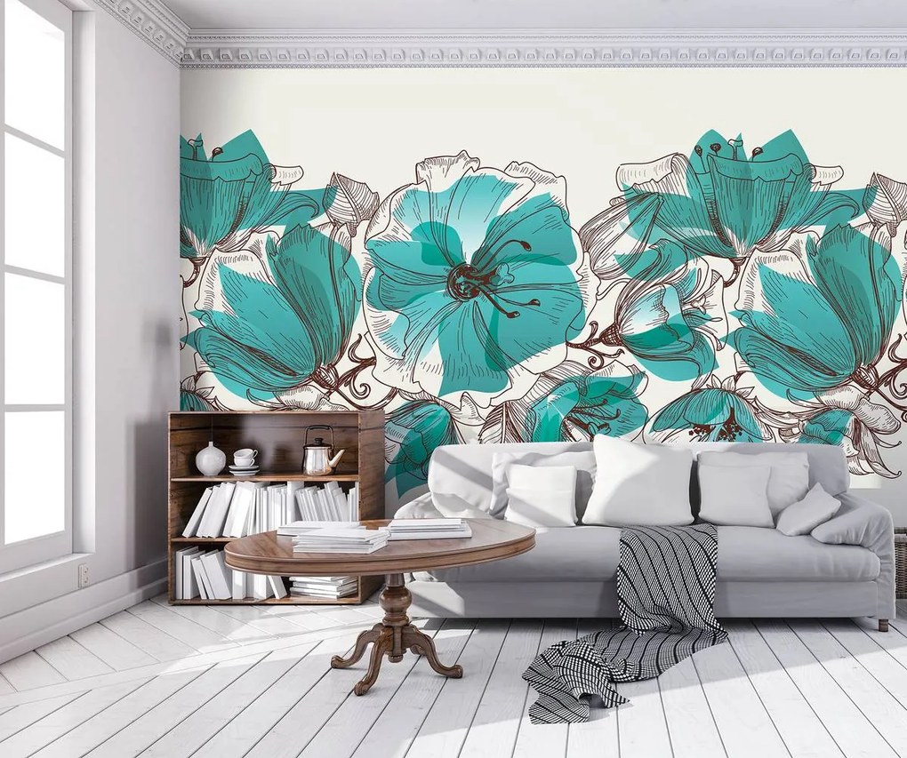 Fototapet - Flori (152,5x104 cm)