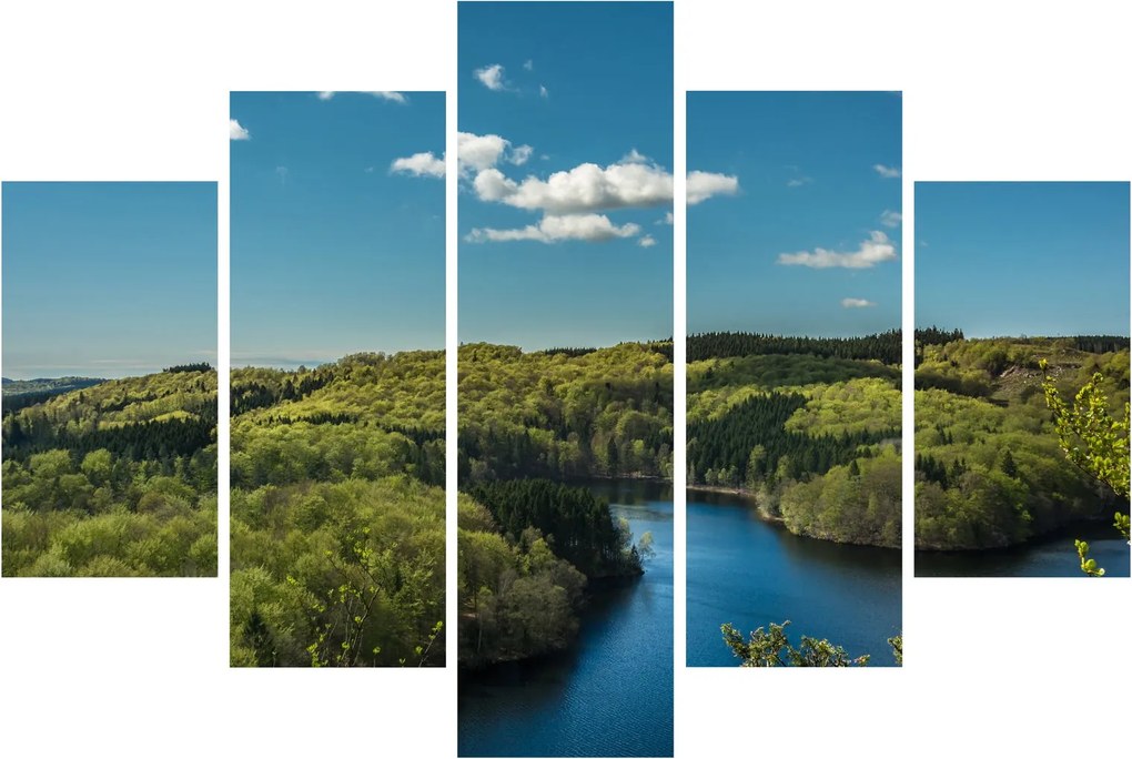Tablou - Lac montan (150x105 cm)