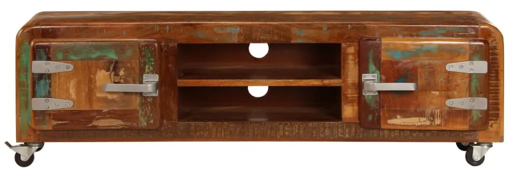 247512 vidaXL Comodă TV, 120 x 30 x 36 cm, lemn masiv reciclat