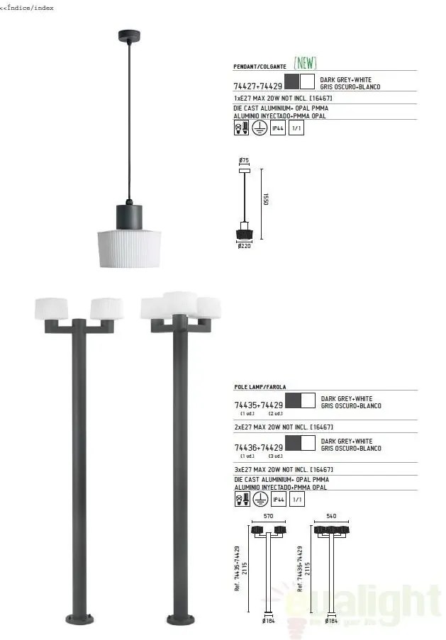 Stalp exterior Muffin 74436F3-04
