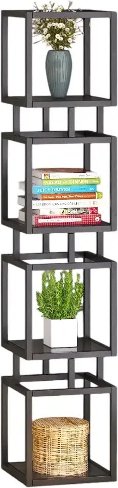 Biblioteca Art din metal culoare negru 150 cm