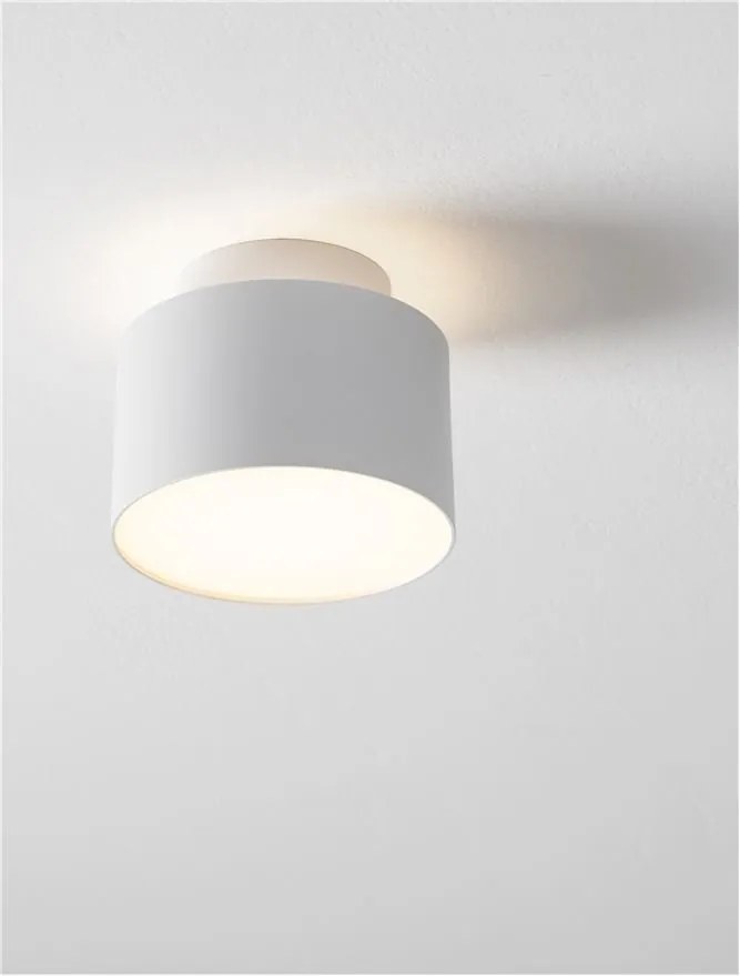 Spot aplicat, Plafoniera LED Ozen alb, 11cm