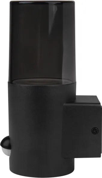 Aplica de exterior cu senzor 1xE27/40W/230V IP44 negru/fumuriu