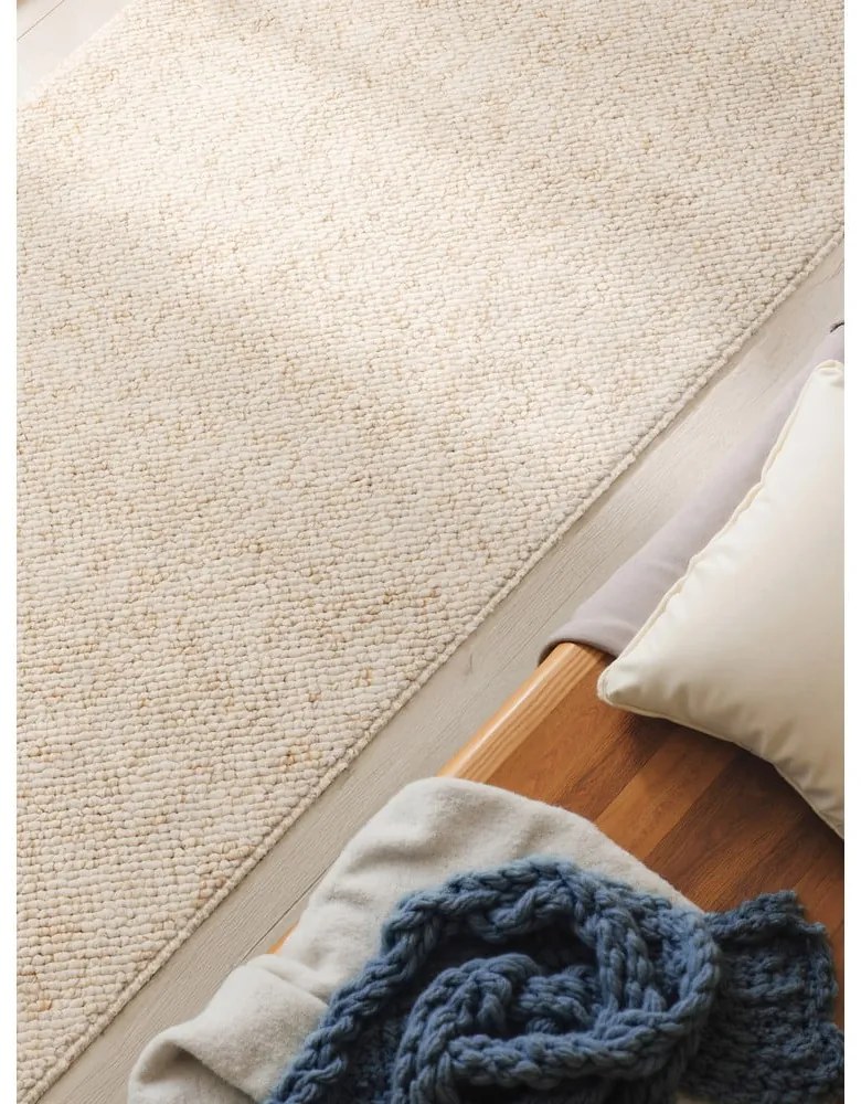 Covor tip traversă crem lavabil 80x240 cm Rocco Cream – Elle Decoration