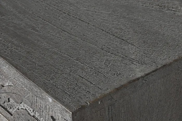 Comoda, gri, din lemn masiv sculptat, Arvane