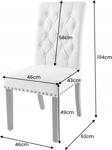 Set 2 scaune stil baroc Castle bej