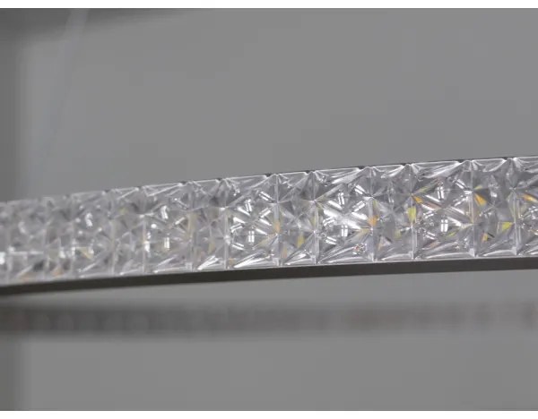 Lustră LED dimabilă pe cablu, 150W, 230V, 3000-6500K, cu telecomandă