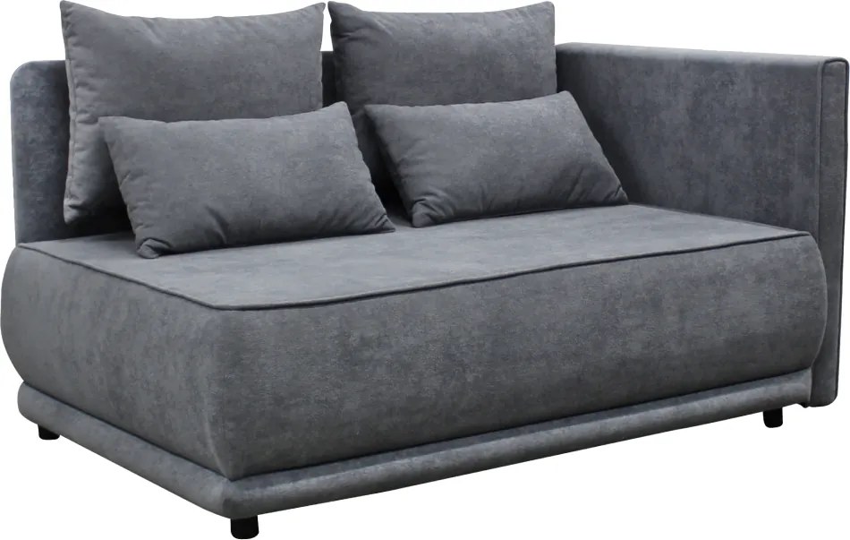 Canapea extensibilă, culoare gri, LIAMI