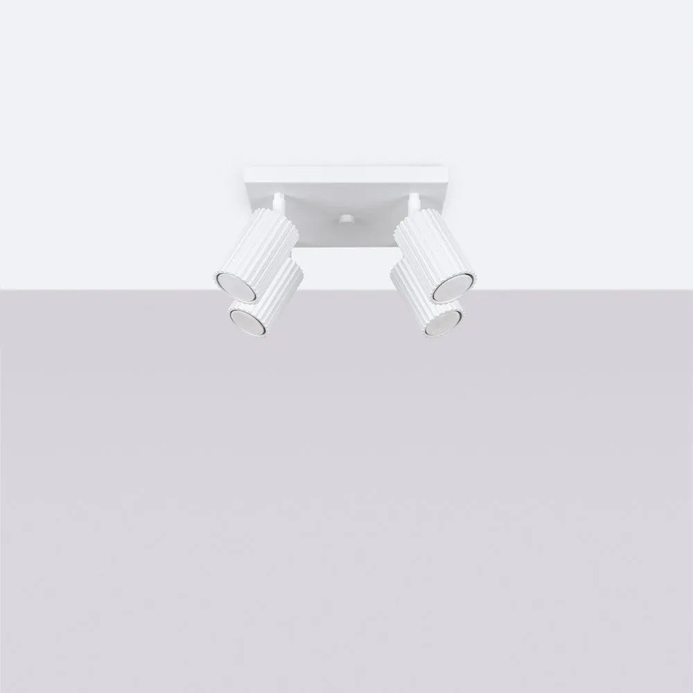 Spot alb 25x25 cm Gleam – Sollux