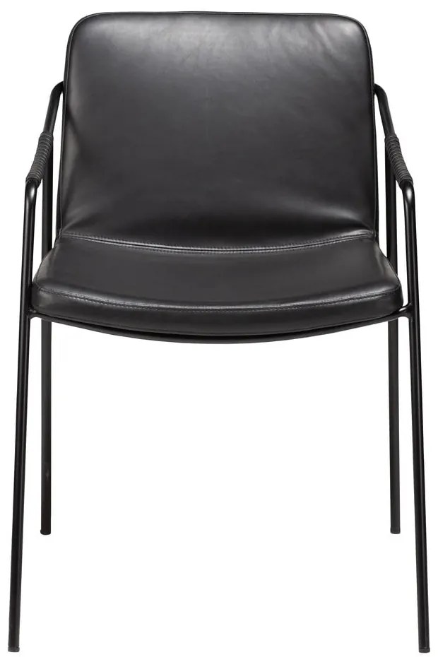 Scaun de dining din piele artificială DAN-FORM Denmark Boto, negru