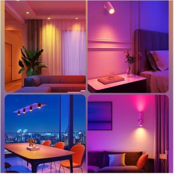 SET 2x bec LED RGBWW dimabil Govee E14/5W/230V 2700-6500K Wi-Fi